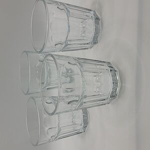 Ikea Pokal Clear Glass Tumbler Set Of 4 8oz Size